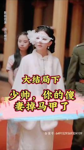 少帥，你的傻妻掉馬甲了(全集)